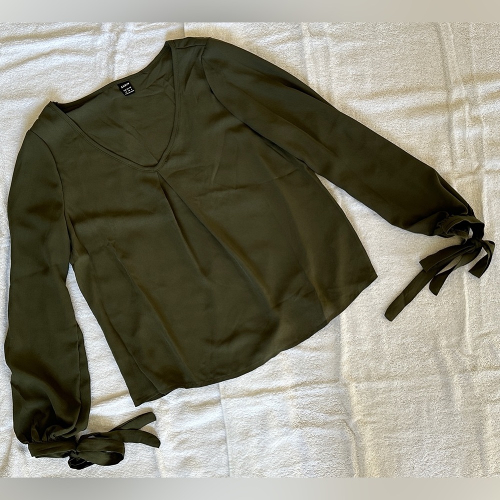 Shein Green blouse Size Small